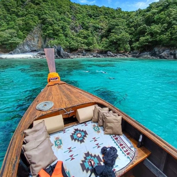 Coral Island- Thanan Island - Bon Khai Island - Khai Nok Island -Nui Island -Raya Island By Longtail Boat